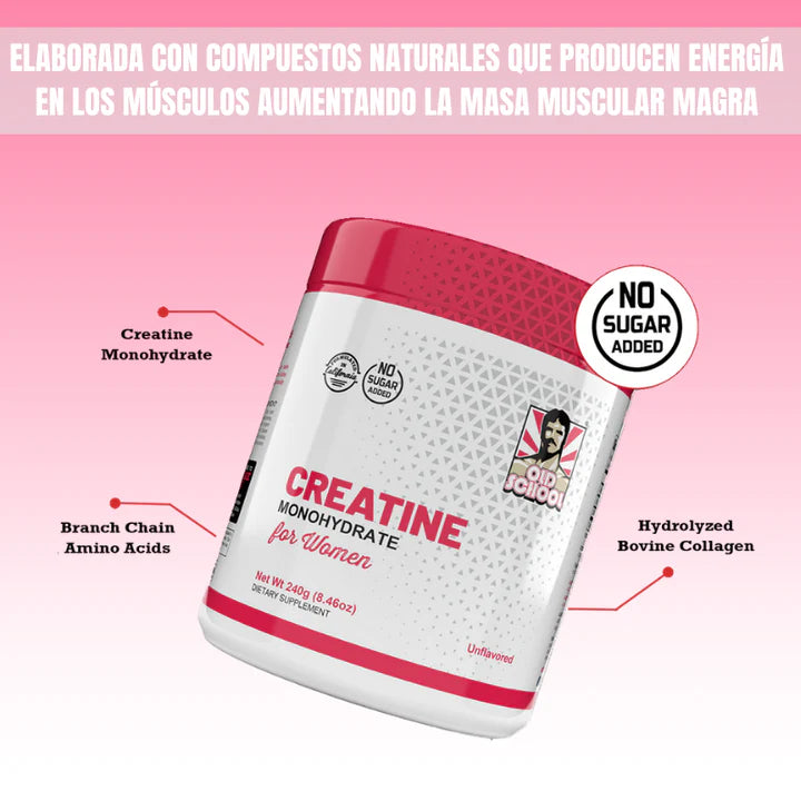 MONOHIDRATO DE CREATINA PARA MUJERES