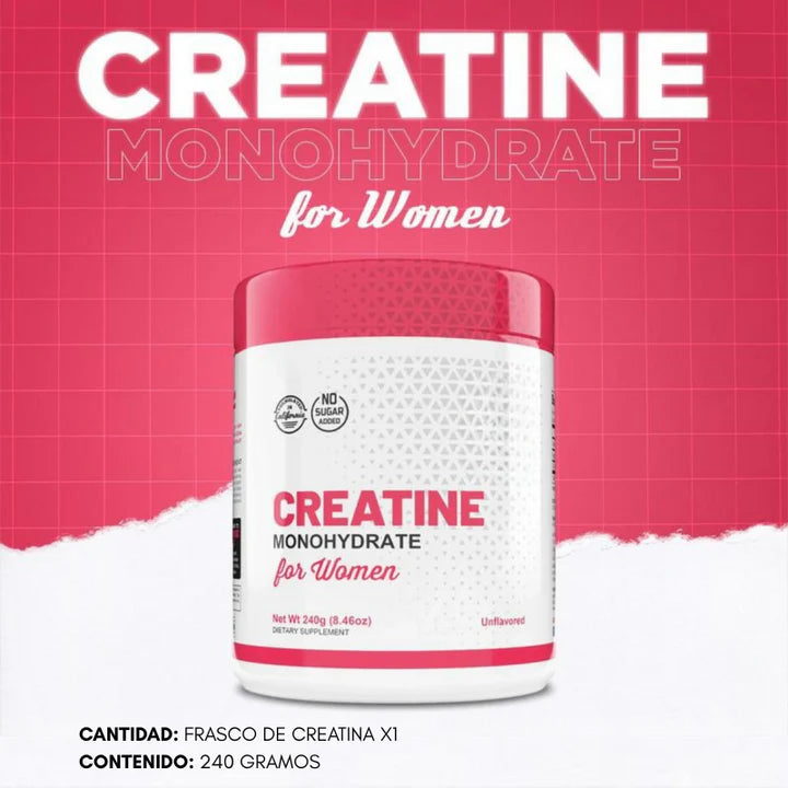 MONOHIDRATO DE CREATINA PARA MUJERES